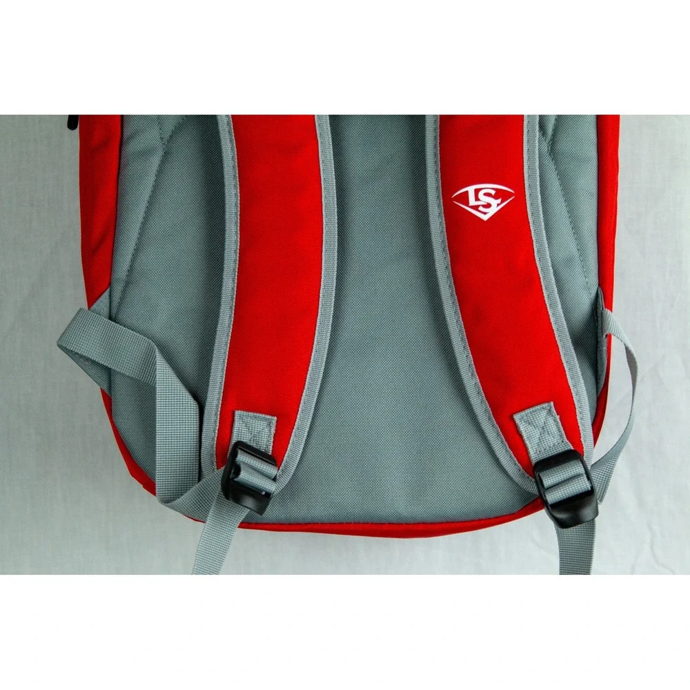 Louisville Slugger Powerized Stick Pack Baseball Softball Bat Bag Red Grey NEW